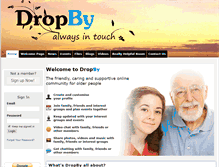 Tablet Screenshot of dropby.co.uk